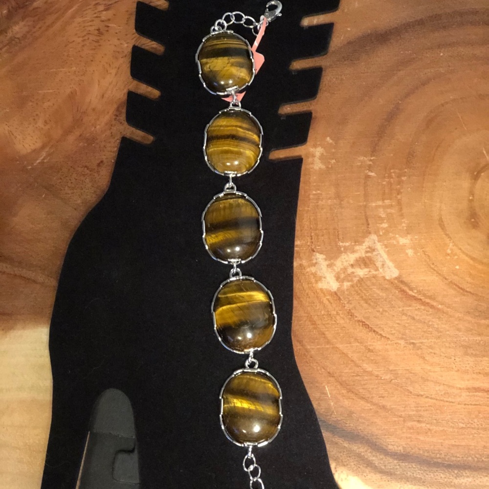 NWT South African Tigers Eye Bracelet 8-9 inches